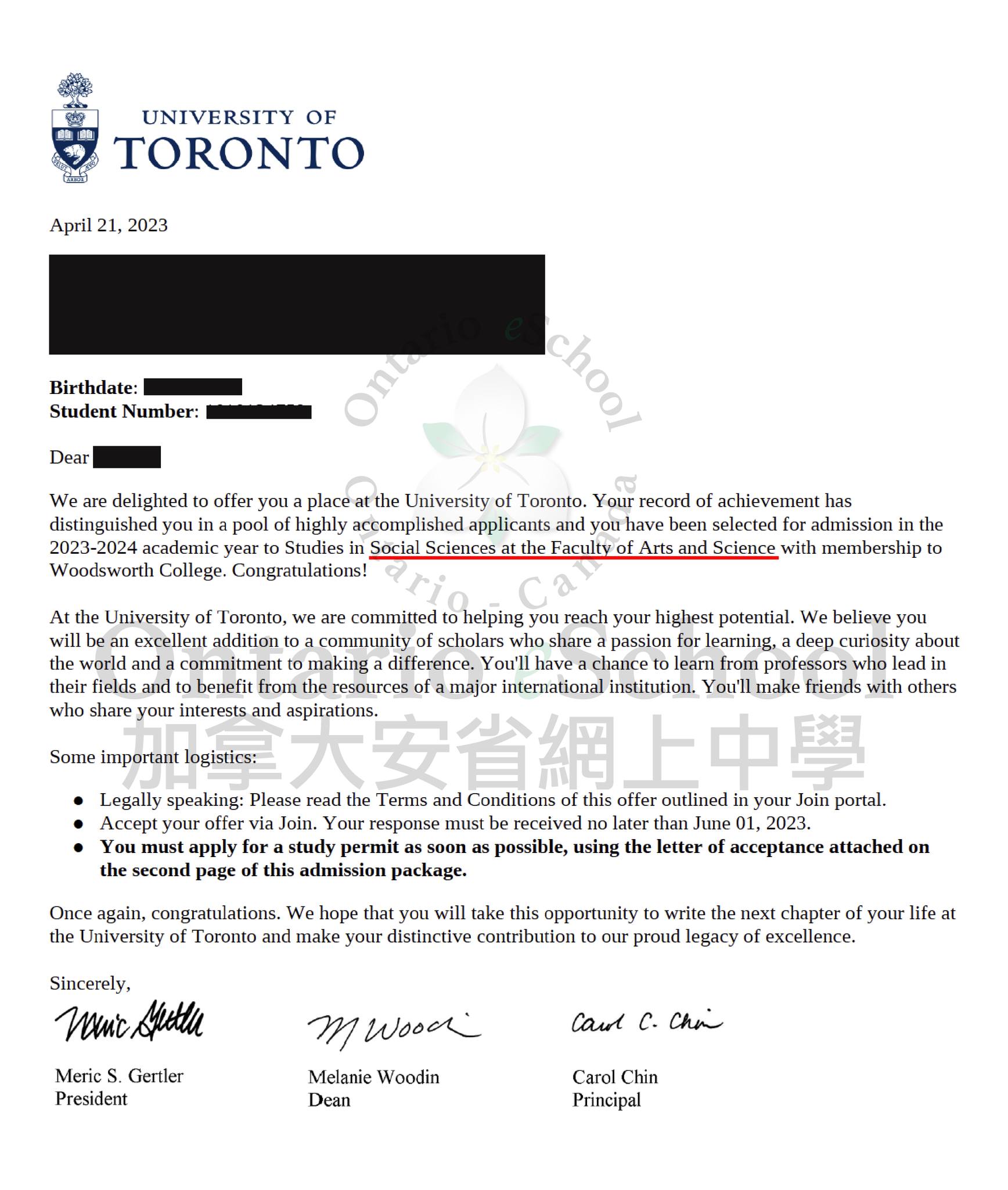 University of Toronto 04-2023
