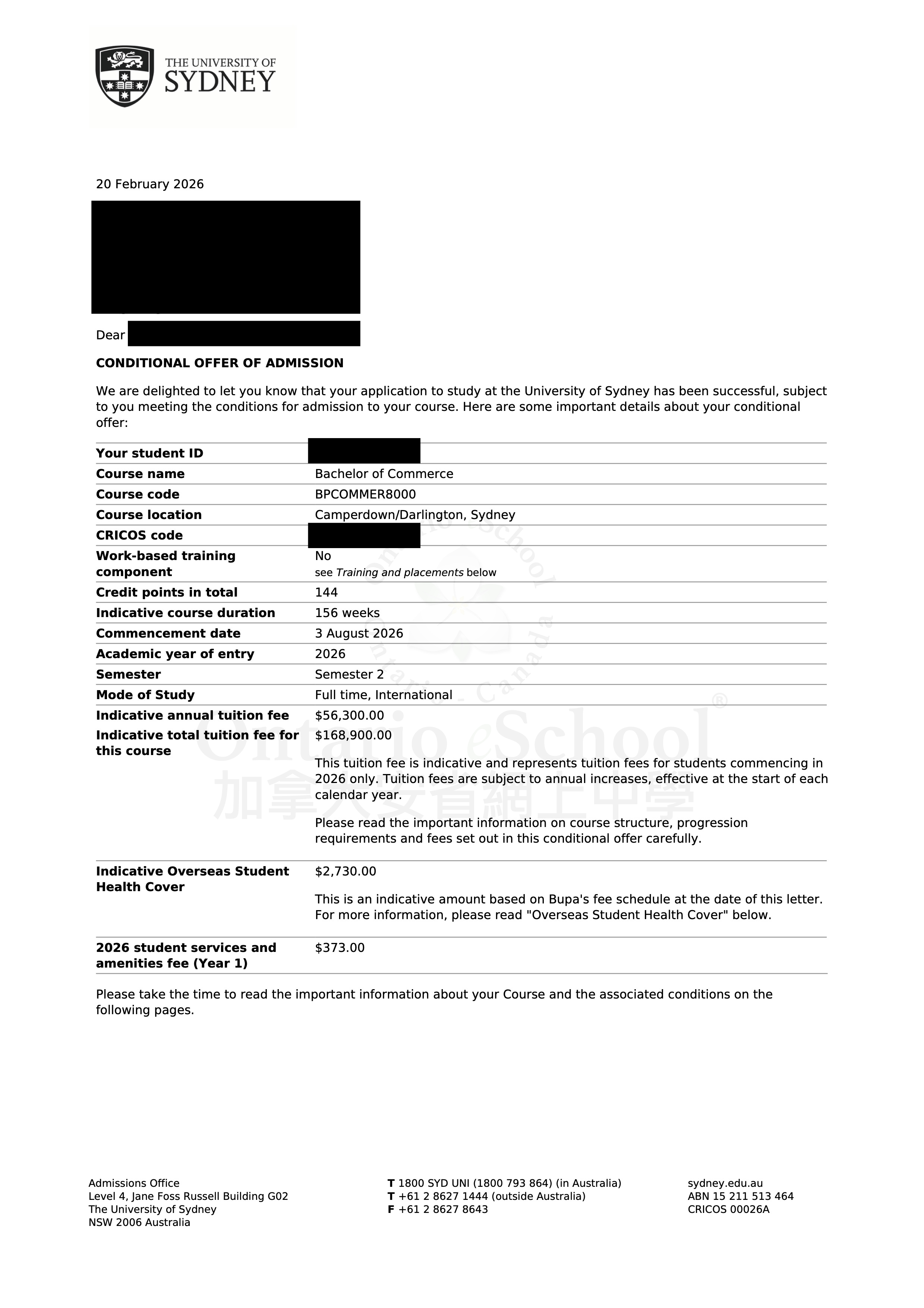 20260312_OeS_Website_New Offer 2026_The University of Sydney_Bachelor of Commerce